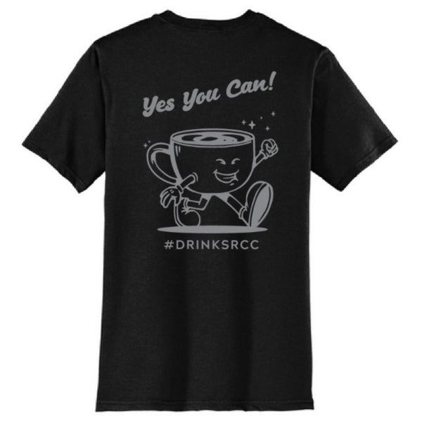 Black “Yes You Can” T-Shirt